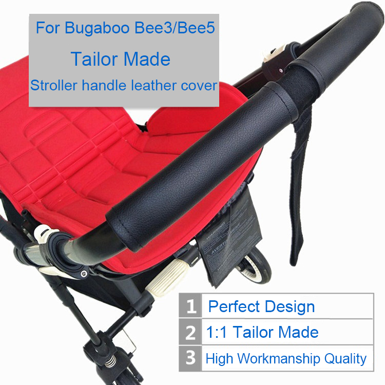 Stroller accessories 1:1 tailor made bugaboo Bee handle leather protective case cover fit Bugaboo Bee3 Bee5