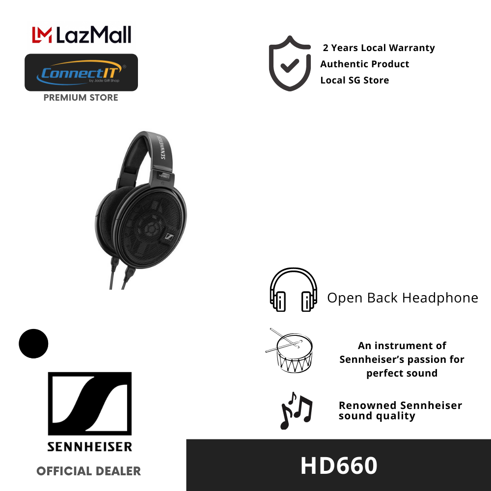 Sennheiser HD660S Open Back Audiophile Premium Headphones (2 Years Warranty)