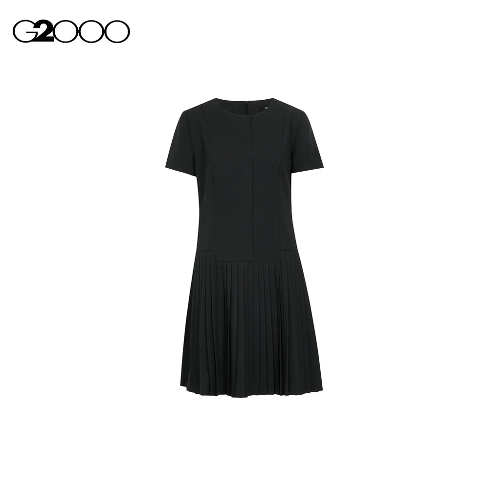 G2000 Women Soft Polyester Plainweave Fit And Flare Dress