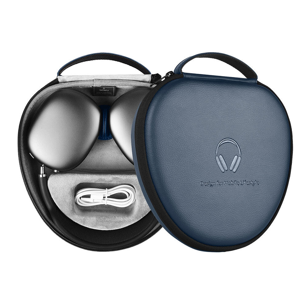 WiWU Waterproof Smart Case for AirPods Max with Staying Power Carry Bag for Airpods Max Sleep Model Headphone Protective Case