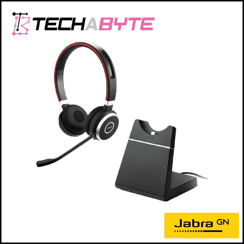 Jabra Evolve 65 UC Stereo with Charging Stand