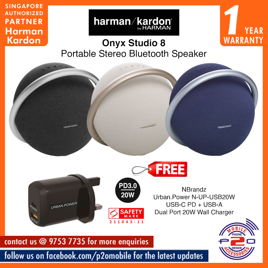 Harman Kardon Onyx Studio 8 Portable Stereo Bluetooth Speaker