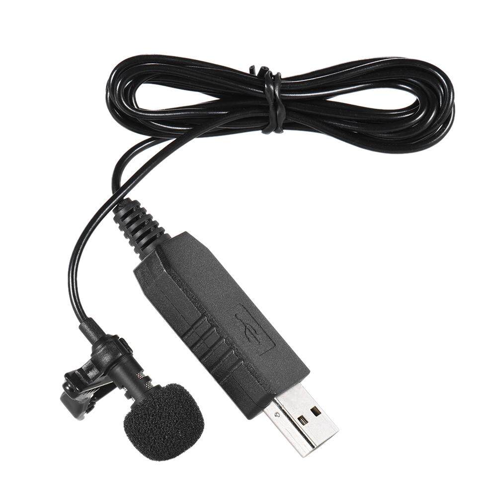 150cm Portable Mini Clip-on Omni-Directional Stereo USB Mic Microphone for PC Computer