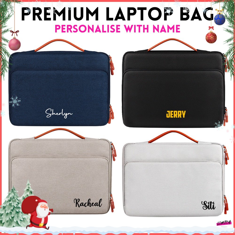 Personalised Premium Laptop Bag, Waterproof Laptop Sleeve, Computer Bag Macbook Pro Air Sleeve  Birthday Gift
