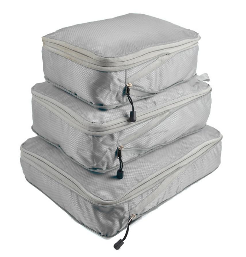 Compression Bag Travel Packing Cube Travel Bag Organizer for Luggage Backpack 3pcs Set [Local Seller]