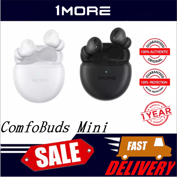 Original 1MORE ComfoBuds Mini Wireless headphones 40dB Active Noise Canceling EarBuds Artist sound tuning SoundID Tws Earphone