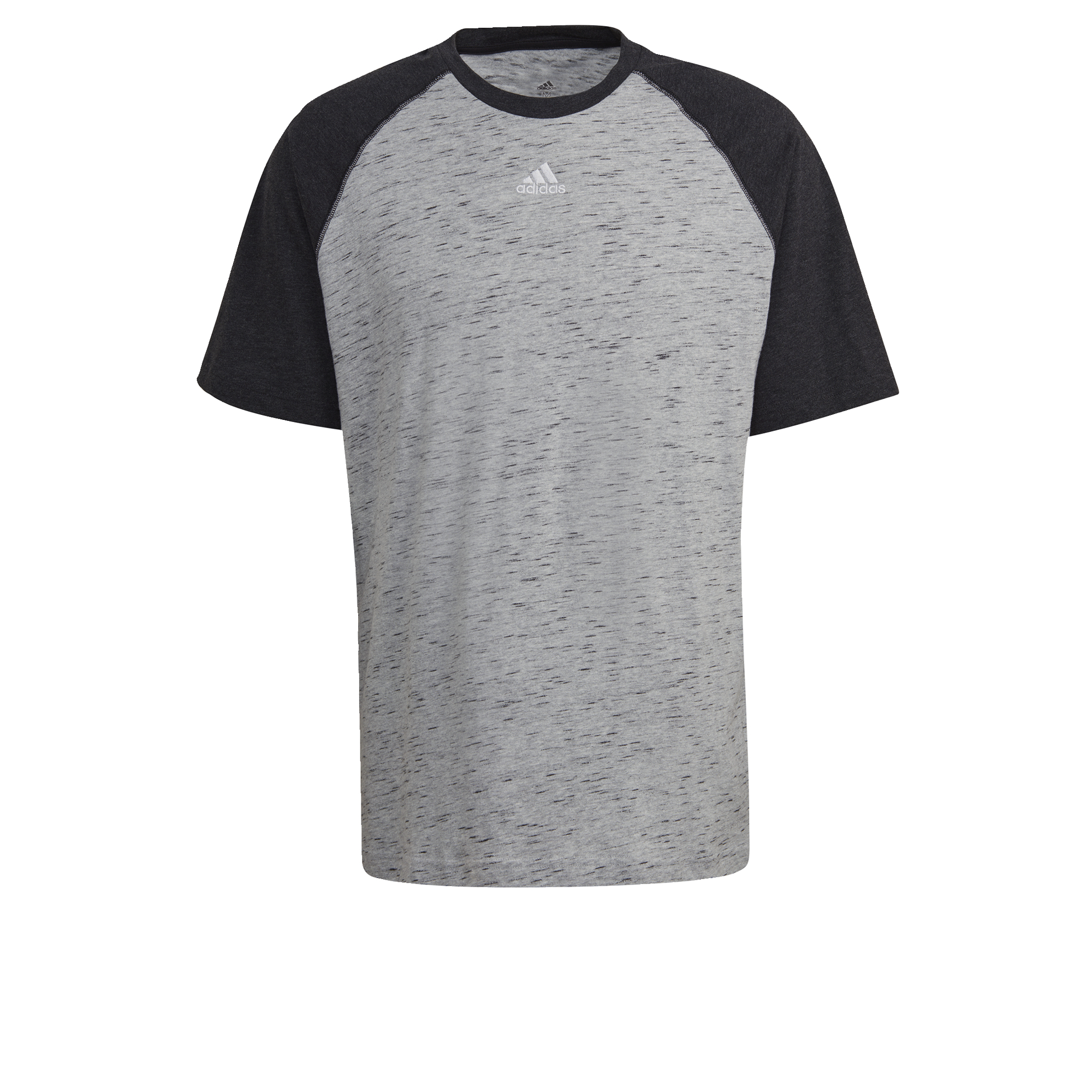 adidas Essentials Mélange Raglan T-Shirt Men Grey HE1796