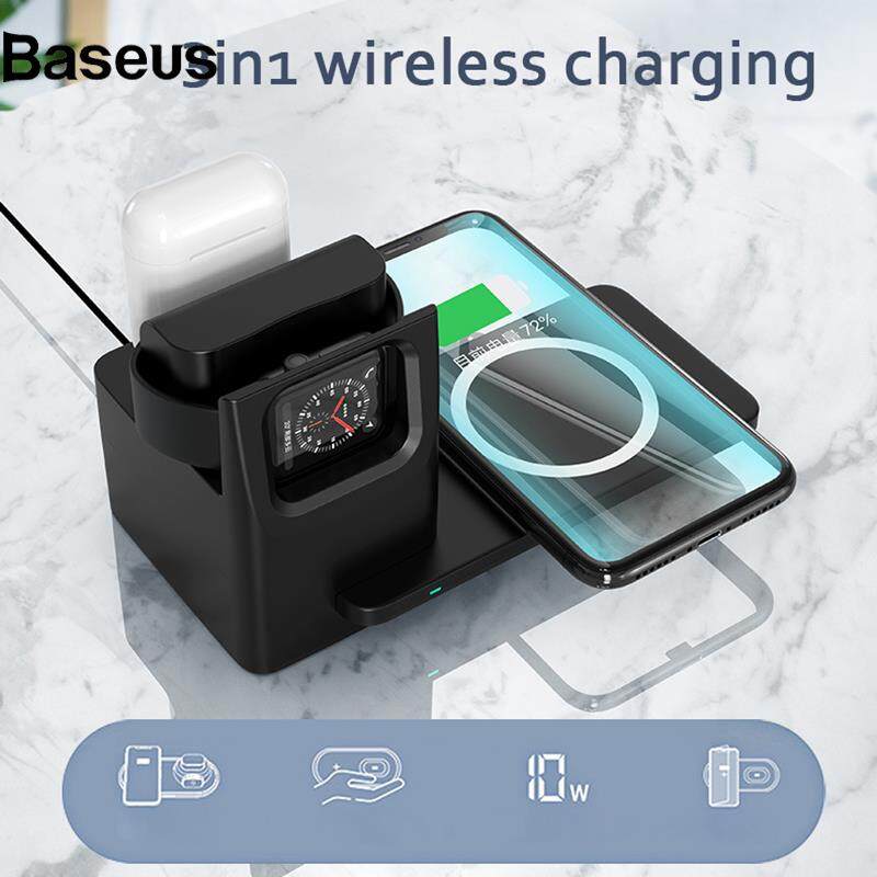 Baseus N31 3 in 1 Wireless Charger Charging Holder Dock Station for iPhone Samsung Apple Watch