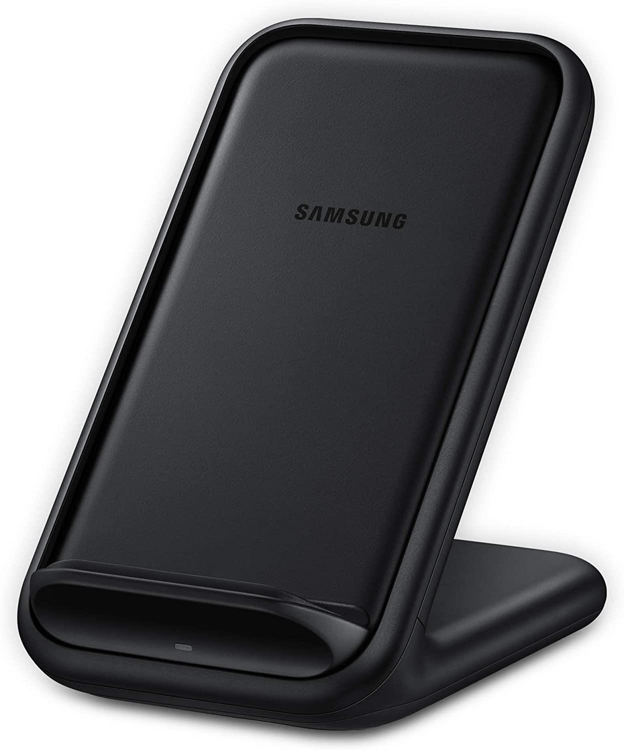 ✔ Samsung 15W Fast Charge 2.0 Wireless Charger Stand Fast Charger With Fan Cooling - Black SG Version with Warranty EP-N5200TBEGUS Apple Portable Power Bank Oppo Vivo Huawei Xiaomi Redmi