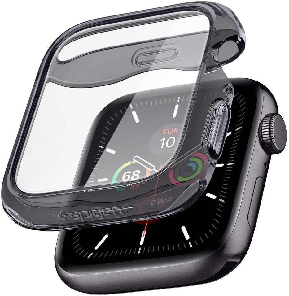 [Full Screen Cover] Spigen Apple Watch Series SE / 6 / 5 / 4 (44mm) Case Ultra Hybrid with Slim Protection & Lasting Clarity